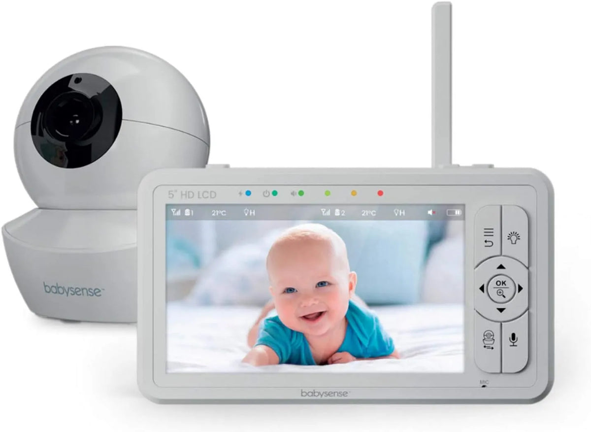 HDS2 720P Babyphone, Kamera, Akku, Babyüberwachungsgerät, 300 m, WLAN, kabellos, Babysense