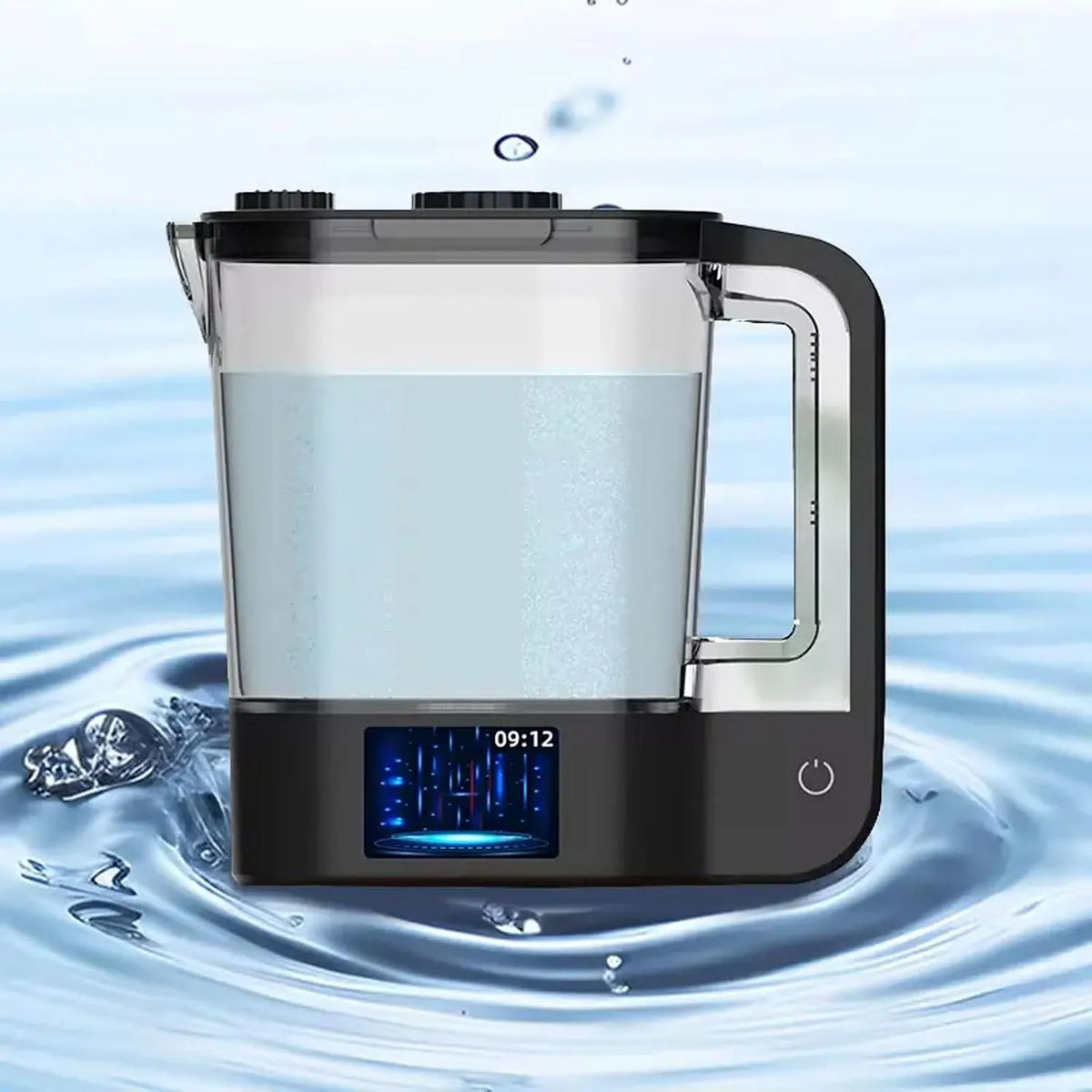 Wasserkocher 2000-ml-Wasserflaschengenerator 2000-PPB-Wasserstoff-Wasserionisierer, Touch-Bedienung