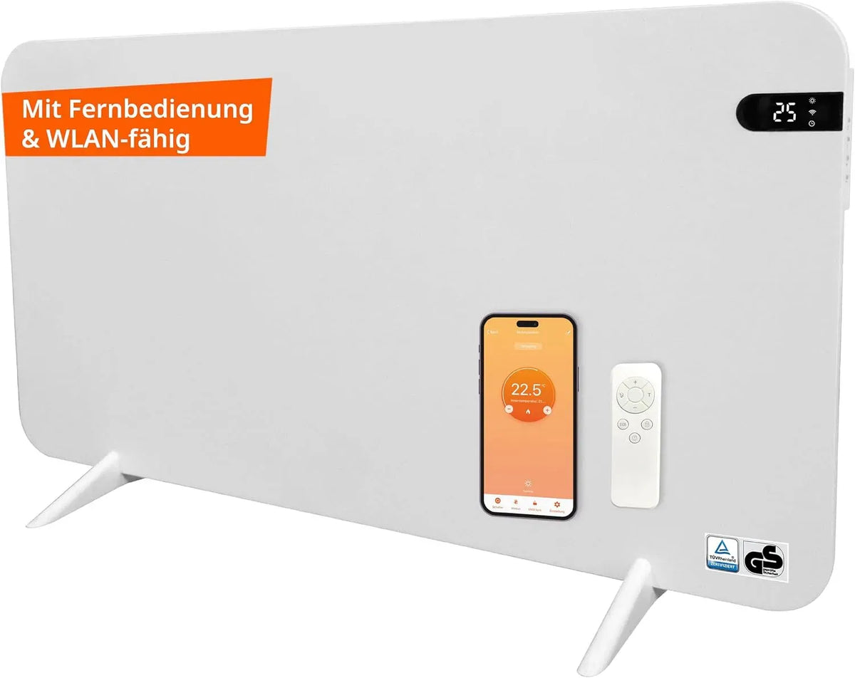 Dual-Infrarotheizung, 600 W, Wärmefunktion, Weiß