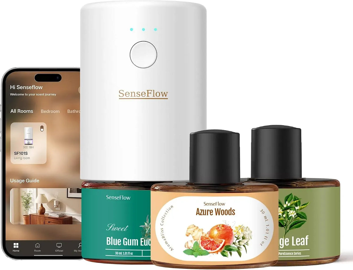 SF101S Aroma Diffuser, 100 m, WLAN, Blau, Wi-Fi