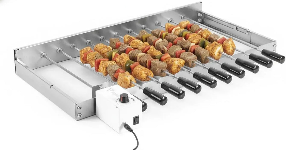 Gerätezubehör 16-28cm, 50 cm, Grill, USB, Edelstahl, Silber