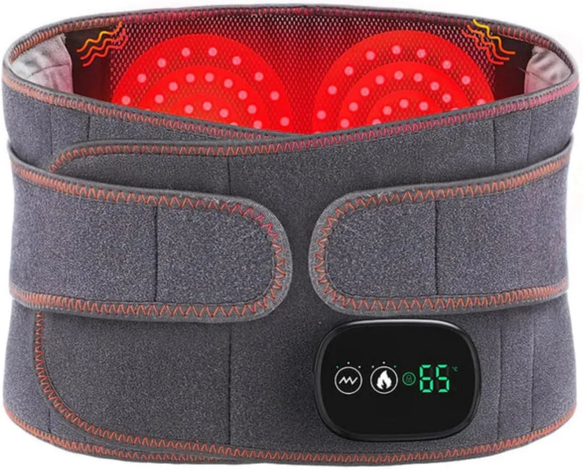 5000mAh Das Original Kabelloser Heizgürtel mit 3 Massage-Modi, bodyflexsolutions bodyflex solutions LuminaBelt, Rotlichttherapie, Gürtel mit