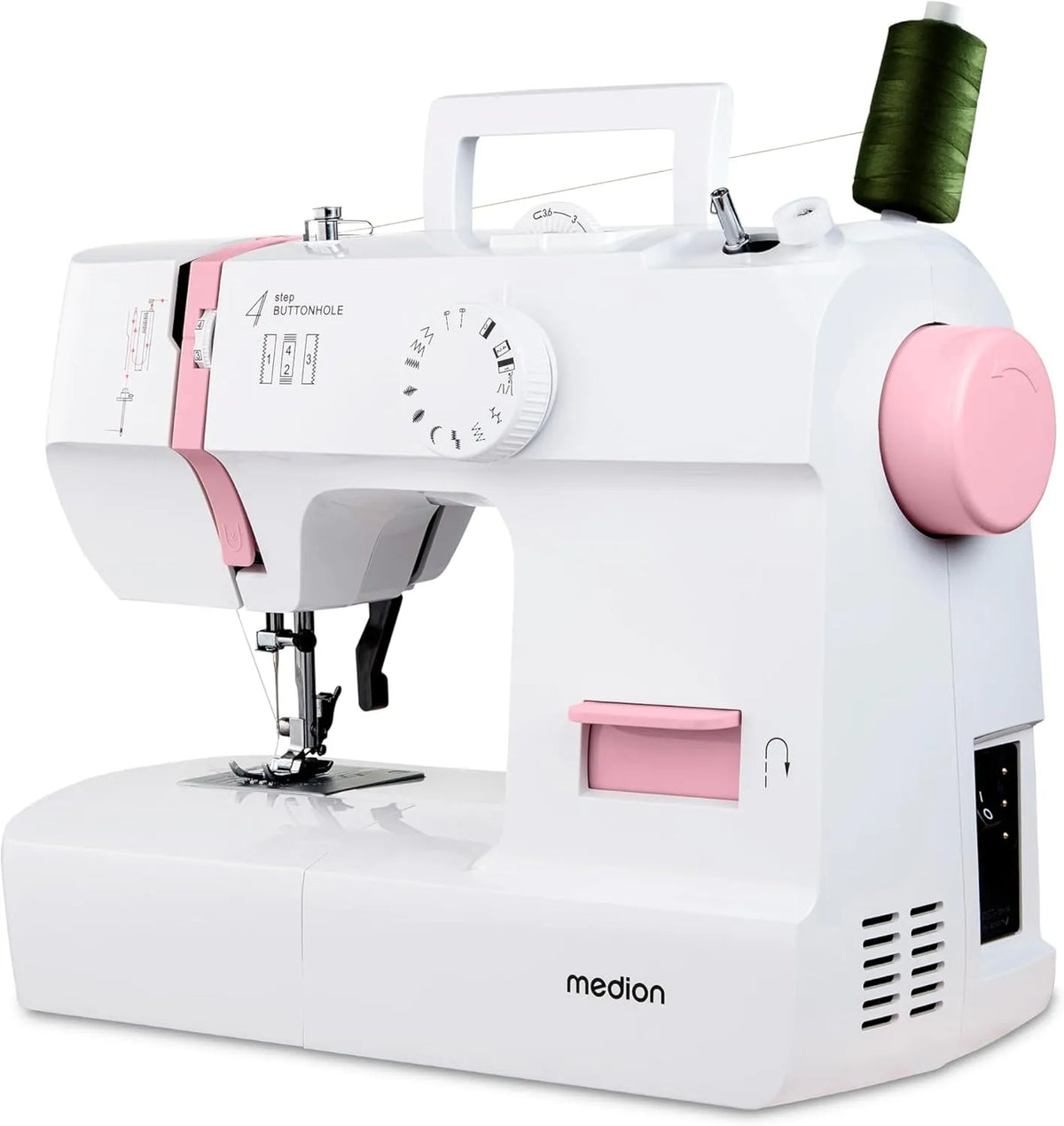 SM70-70 MD11179 Fadenschneider, Nähmaschine, Anfänger, elektrische Nähmaschine, 70 W, für Anfänger, MEDION