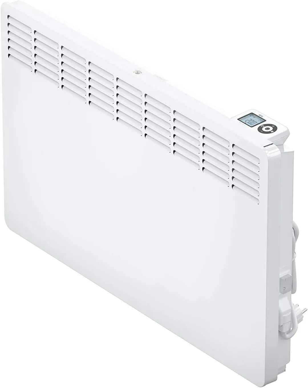 AEG WKL 2005 LC-Display, Wandkonvektor für ca, 20 m², 2000 W, 5-30 °C, wandhängend, Wochentimer, Ökodesign 2018, 236535