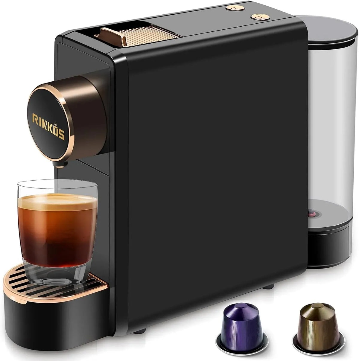 Nespresso Espressomaschine, hochwertige italienische 20 Bar Hochdruckpumpe, programmierbar für Espresso-Kapseln