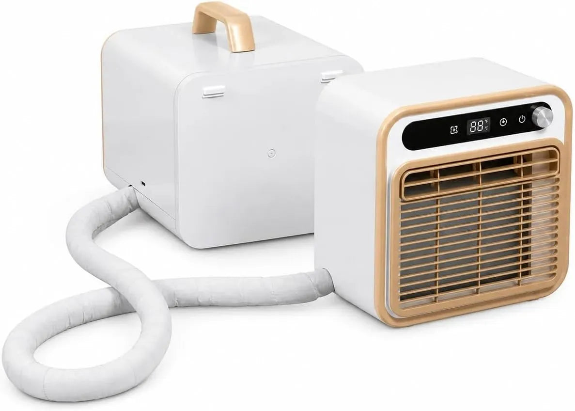 Klimaanlage 12H, 130 m³/h, tragbar, Timer, App, leise, Camping, Smart Leise Kühler mit Fernbedienung & App-Steuerung