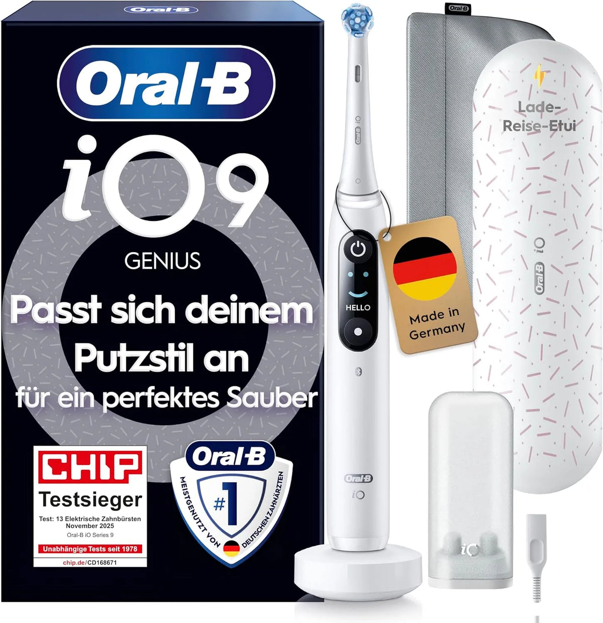 Aufsteckbürste, Bürstenkopf, 7 Modi, für Zahnpflege