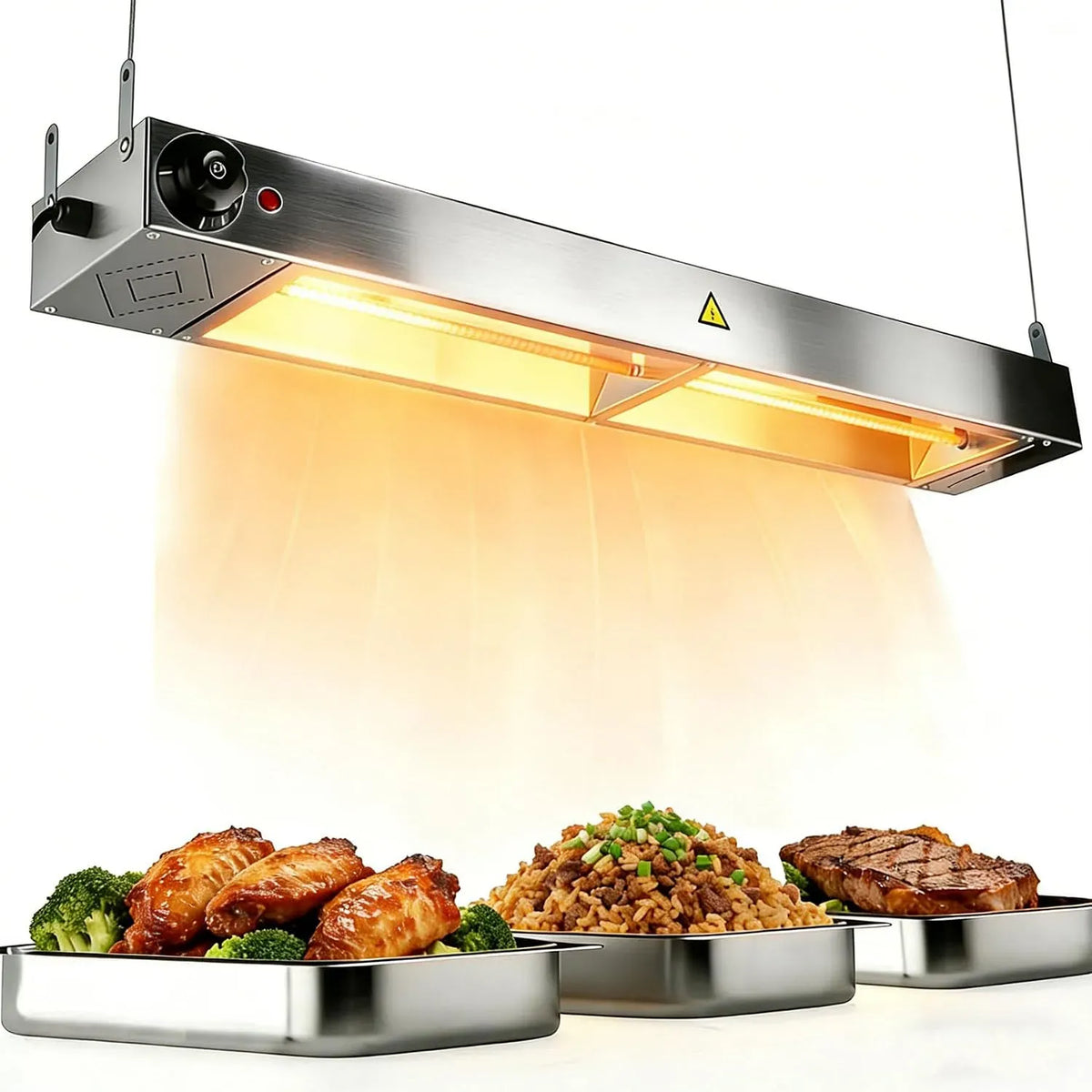 1PC Speisenwärmer, Wärmelampe, 90cm, 90 cm, Wärmefunktion, Küche Gastro