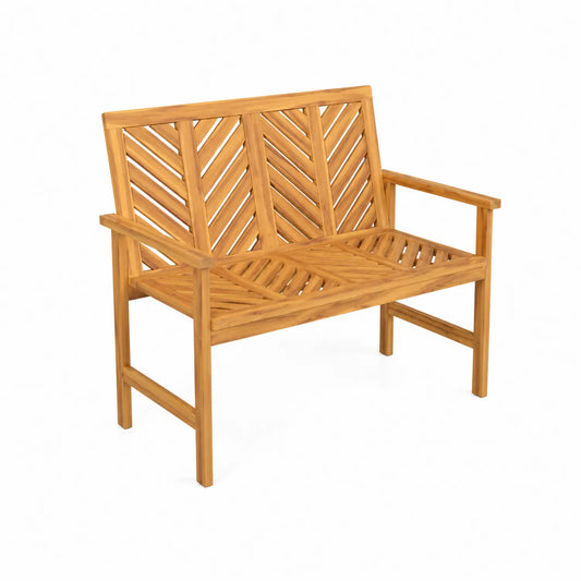 Gartenbank Holz 2-Sitzer 120x60x85 cm