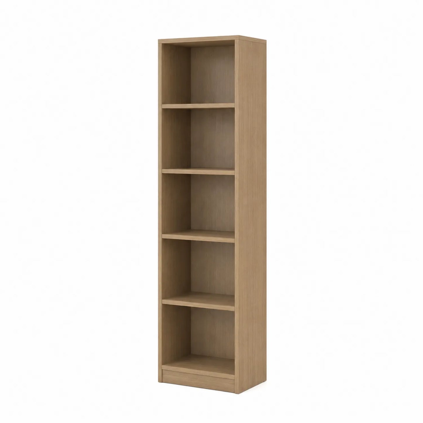 Bücherregal aus Holz mit 5 Ebenen Hellbraun