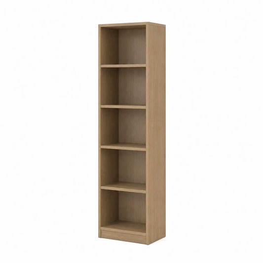 Bücherregal aus Holz mit 5 Ebenen Hellbraun