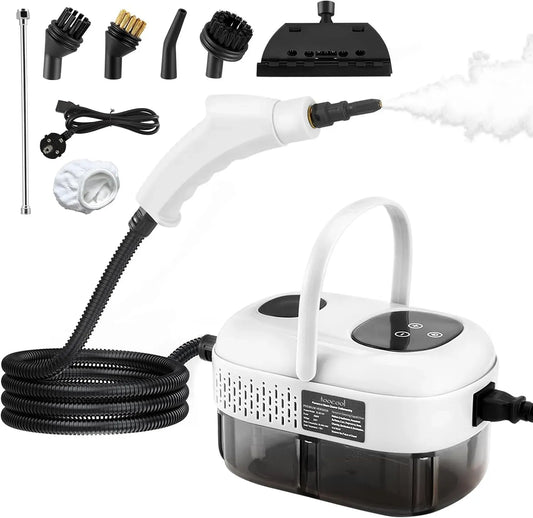 Dampfreiniger, 2500 W, Druckdampf, tragbar, Einsatz auf Böden, in Küche, Auto und an Fenstern, 3,0 Bar