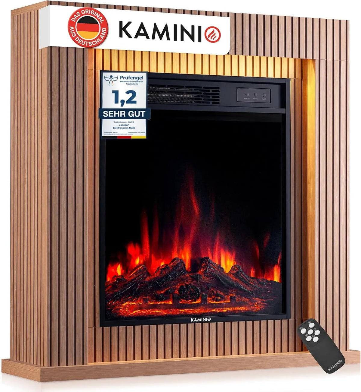 Elektrokamin, Standkamin, Heizung, elektrischer Kamin, Wärmefunktion