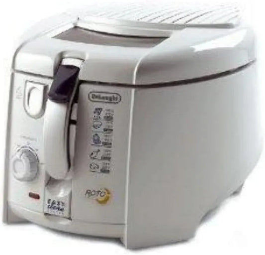 De'Longhi F28311.W Frittierbehälter, Roto-Fritteuse, 1800 W, 1 kg, Antihaftbeschichtung, Weiß