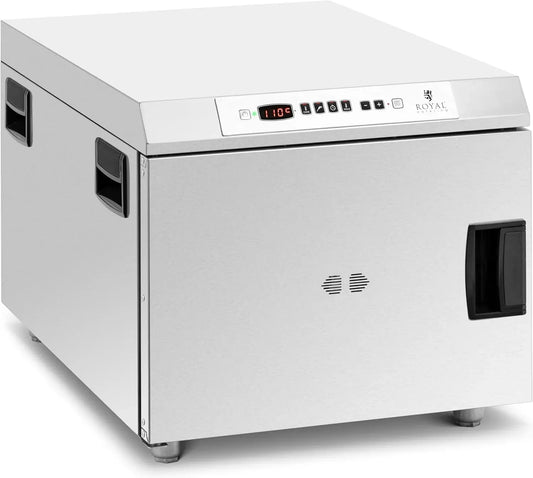 RCSCO-01 GN1/1 Niedertemperaturgarer, Niedertemperaturofen, Schongarer, 30 bis 110 °C, Timer, Gastronomie, Edelstahl, Royal