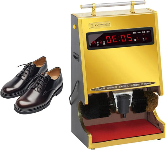 Schuhputzmaschine, Schuhreiniger, Doppelbürste, elektrischer Schuhreiniger, für Lederschuhe