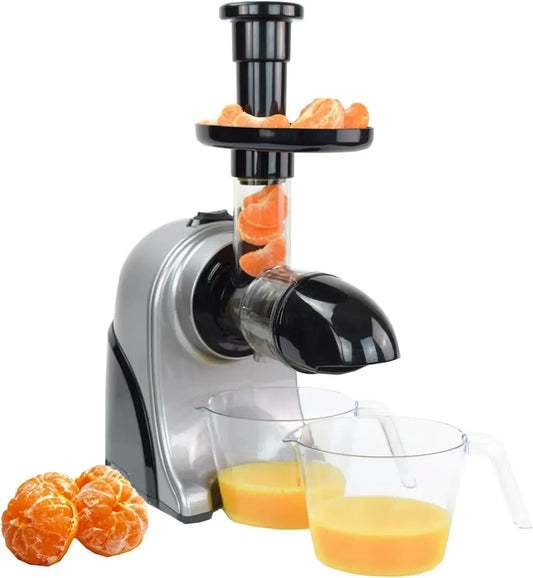 Entsafter, USB, leise, Slow Juicer 75 U/min, Saftpresse, Syntrox Germany Langsam Entsafter Zeplixa