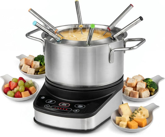 Schokofondue, Käsefondue, 3 L, 1200 W, für Käsefondue, GIANTEX