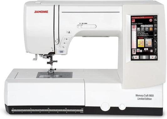 Stickmaschine, Janome Memory Craft 9850 Limited Edition Computergesteuerte Näh- und Stickmaschine, Stickautomat