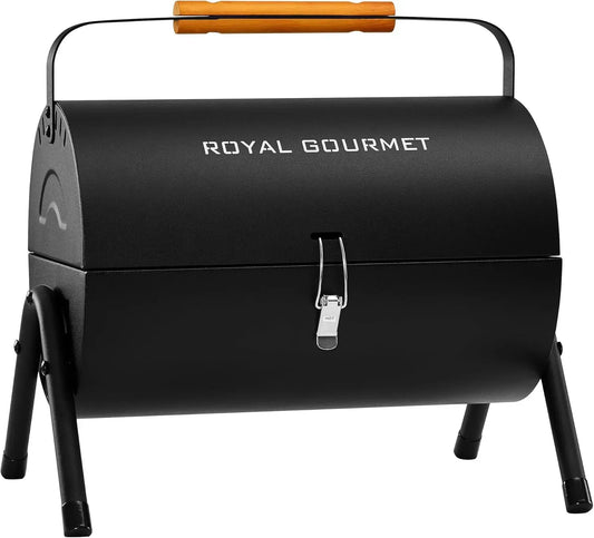 CC1015W Holzkohlegrill, Outdoor-Grill, Tischgrill, elektrischer Tischgrill, 147 m, tragbar, Camping, Schwarz, für Outdoor-Grill, Royal