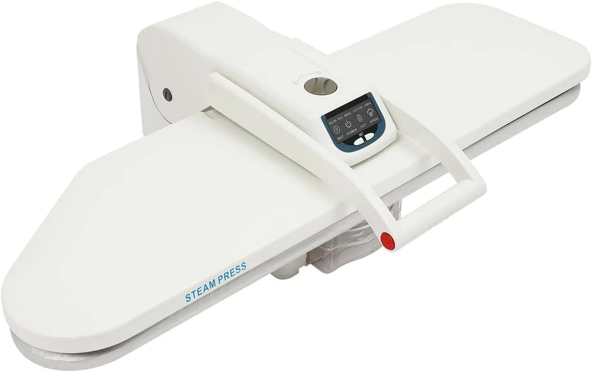 120g/min automatische Standby & Selbstverriegelung, Nylon/Seide/Wolle/Baumwolle/Leinen, 1600W, 36 Zoll Bügelfläche, 5 Stoffprogramme, Dampf