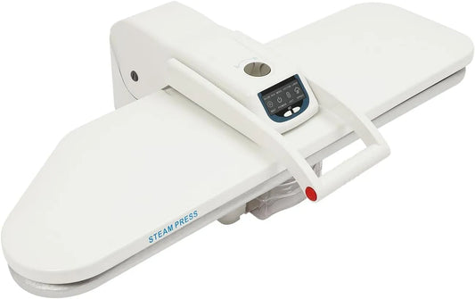 120g/min automatische Standby & Selbstverriegelung, Nylon/Seide/Wolle/Baumwolle/Leinen, 1600W, 36 Zoll Bügelfläche, 5 Stoffprogramme, Dampf