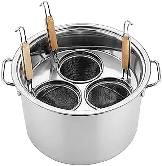 Pastatopf-Set in Familiengröße aus Edelstahl inklusive Sieb: Kochen, Dämpfen und Abgießen leicht gemacht