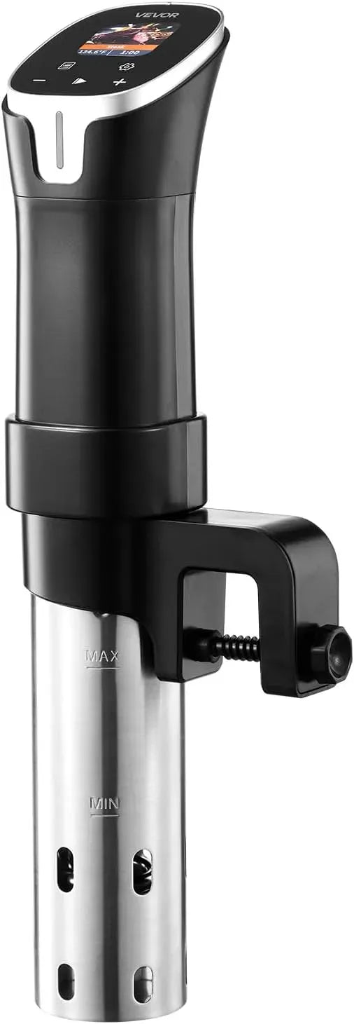 VEVOR Präzisionskocher, Garer, Sous-vide-Kochgerät, 1100 W, Touch-Bedienung, Timer, WLAN, App, LCD-Display