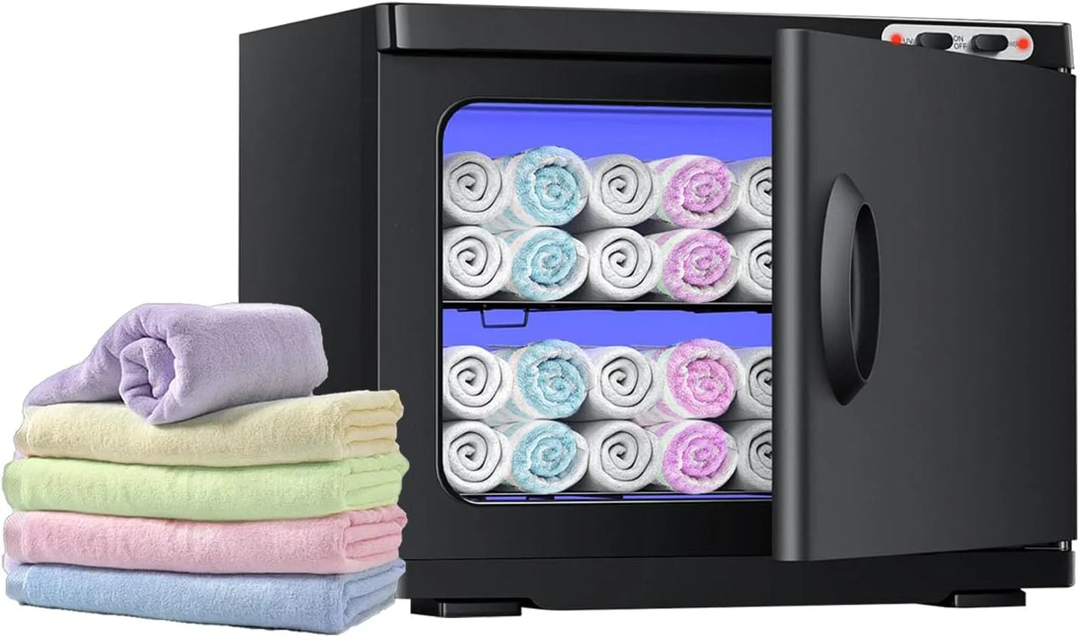 Handtuchwärmer, Schrank, 23 L, Warmhaltefunktion, Wohnzimmergestaltung, Wärmefunktion, für Friseur