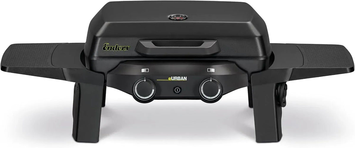 Elektrogrill, Balkongrill, Tischgrill, elektrischer Tischgrill, tragbar, Schwarz