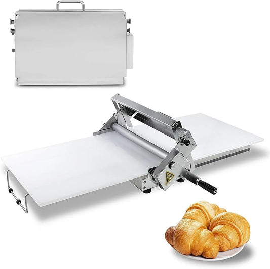 Nudelmaschine RS201, Nudelbereiter, Pizza, Edelstahl, Manuelle Faltbare Teigausrollmaschine Für Bäckerei