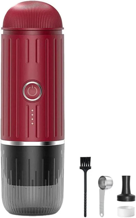 Espressomaschine, DONGKER 2-in-1, tragbar, USB, Camping, Tragbare Kaffeemaschine, Camping Kaffeemaschine, Selbsterhitzung mit USB-C