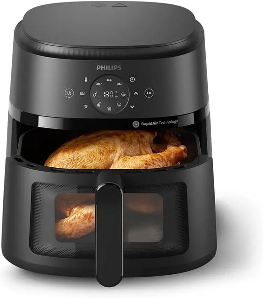 Philips Heißluftfritteuse, 6,2 L, IPS-Panel, Schwarz