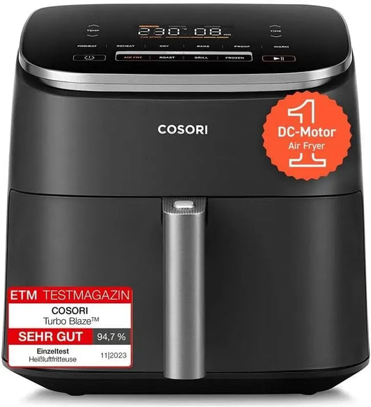 Heißluftfritteuse, 6 L, Cosori 9-in-1, elektrische Fritteuse ohne Öl