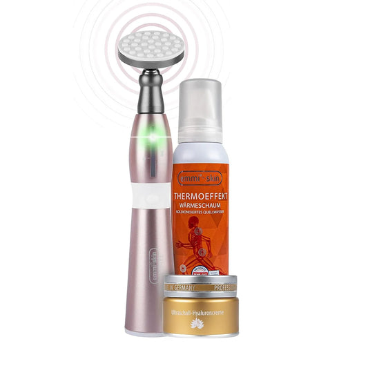 Ultraschallgerät, Wärmefunktion, Intense Basis Set, kosmetisches Ultraschallgerät mit Wärmebehandlung zur Faltenreduzierung