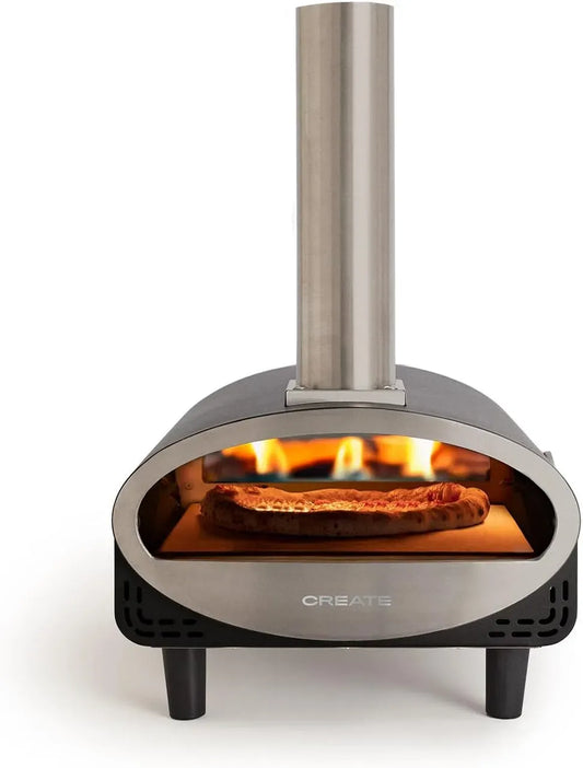 PIZZA MAKER, ADVANCE/Pellet-Ofen, 53x36,8x58cm, Ø 30 cm, Wärmefunktion, für Steinofenpizzen/Pizzen bis Ø30 cm