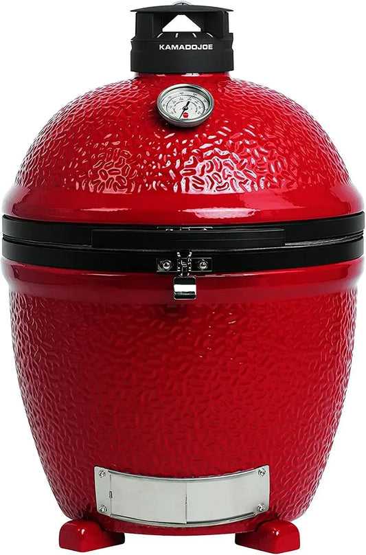 18-Zoll-Holzkohlegrill Zoll-Holzkohlegrill, Aschebehälter, freistehend, Rot