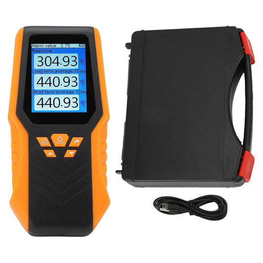 Detektor, LCD-Display, mobil, Radon Detektor Genau in Echtzeit LCD Display Home School Test Kit Tragbar