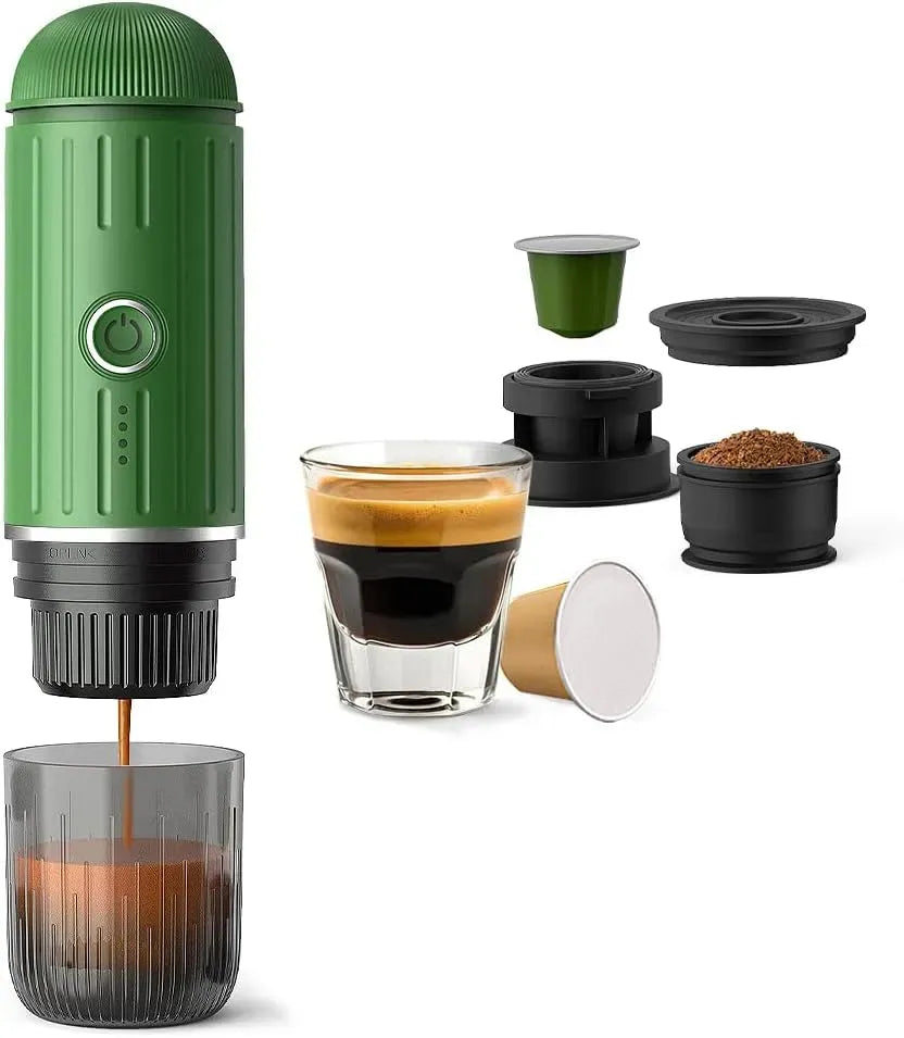 Espressomaschine, tragbar, USB, Camping, 19 Bar, Unterwegs für Camping & Wandern