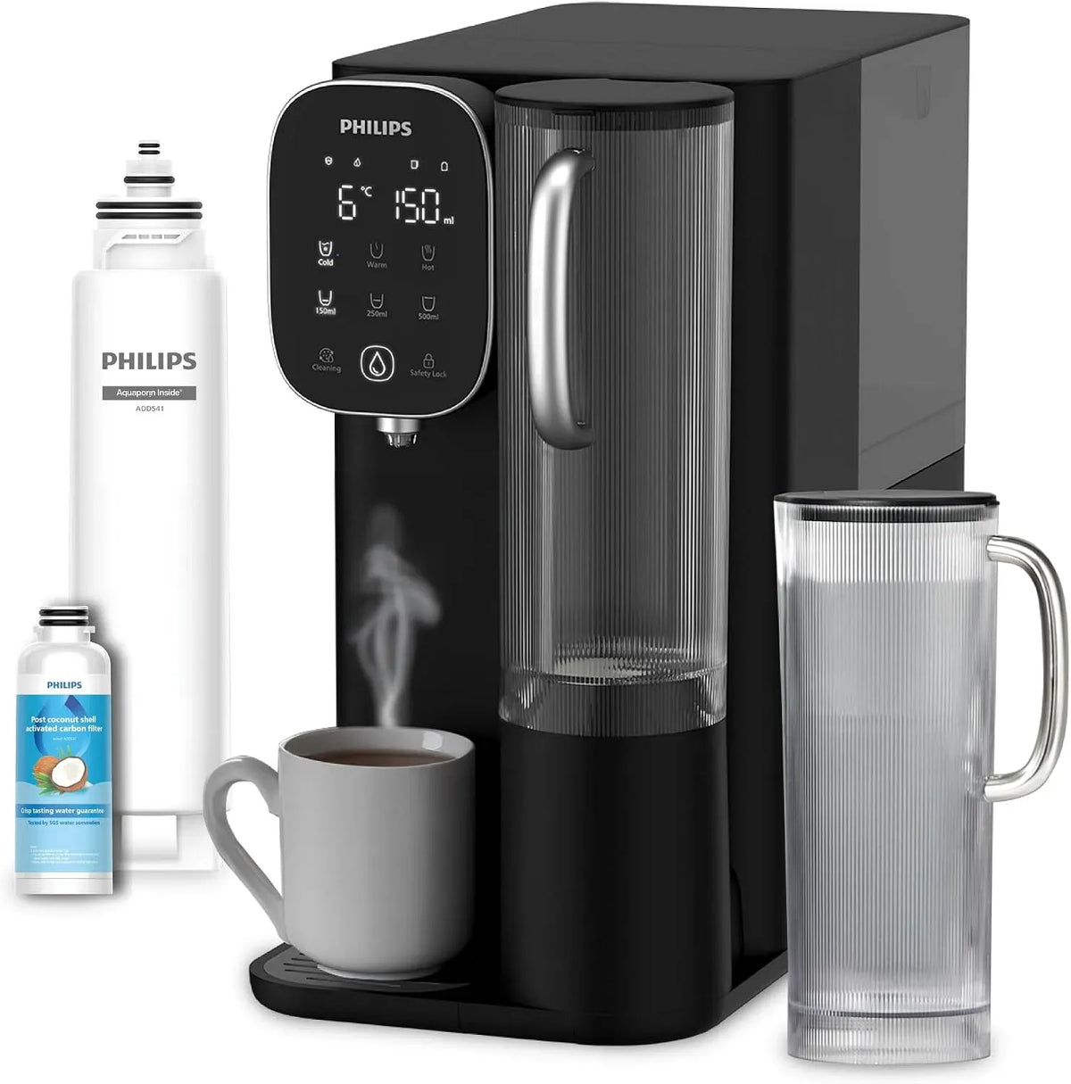 Philips 5-in-1-RO-Filter Umkehrosmose-Wasserspender, 2000 L, IPS-Panel