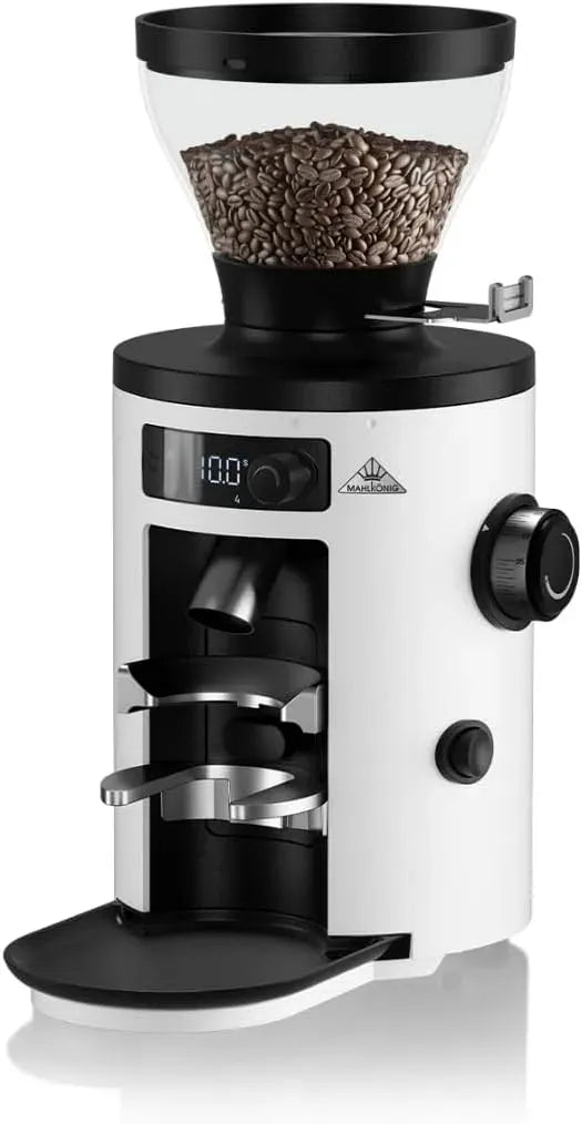 X54 Kaffeebohnenmühle, Kaffeemühle, 250 g, Weiß, für den Heimgebrauch mit stufenloser Einstellung für prä