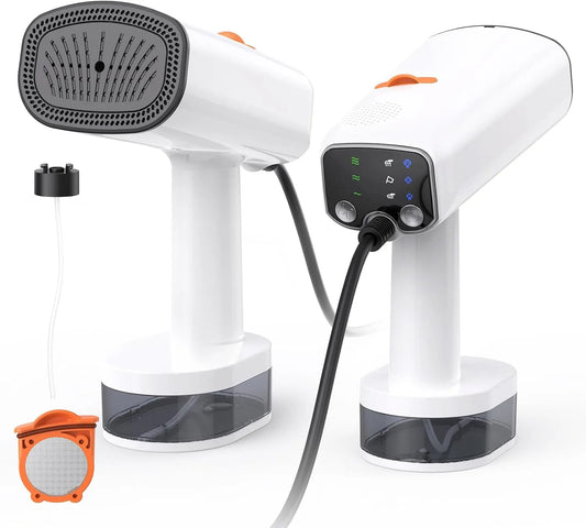 Portable, 2100 W, tragbar, Lubluelu, Steamer, Fast-Heating Handheld Clothes Steamer with 6000Pa Suction
