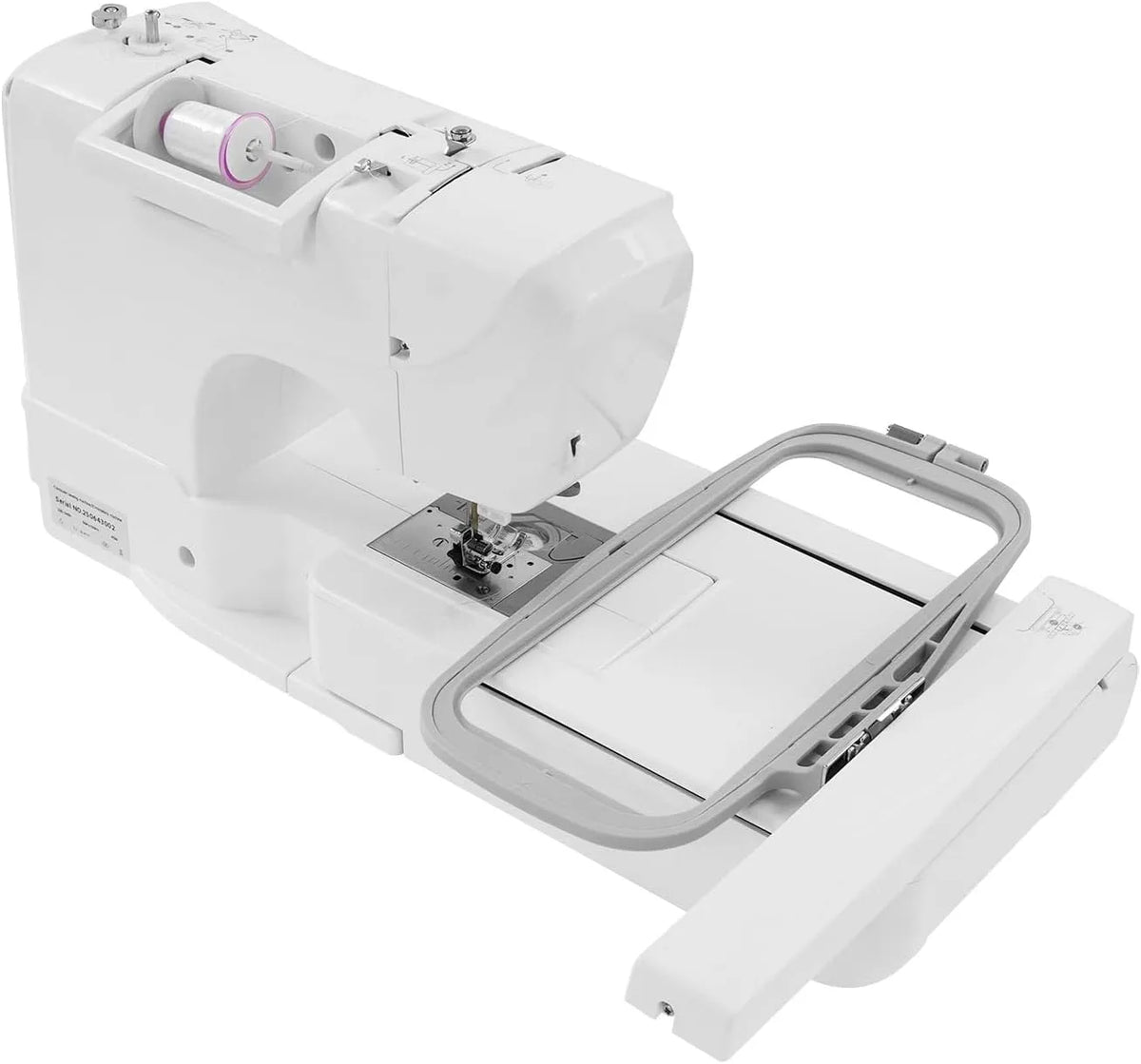 Stickmaschine, Nähmaschine, elektrische Nähmaschine, Stickautomat, 100 x 235 mm, Touch-Bedienung, LCD-Display