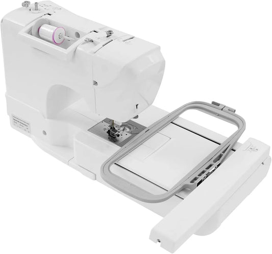 Stickmaschine, Nähmaschine, elektrische Nähmaschine, Stickautomat, 100 x 235 mm, Touch-Bedienung, LCD-Display