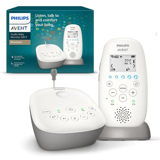Philips SCD733/26 Babyphone, Babyüberwachungsgerät, IPS-Panel, Weiß