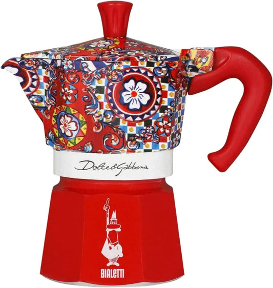 Kaffeemaschine, Rot, Kaffeebereiter, 6 Tasses, Cafetière italienne Bialetti Moka Express 0005329 6 Tasses D et G Rouge