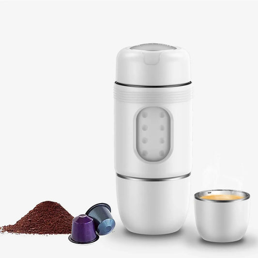 Nespresso 2-in-1 Espressomaschine, tragbar, Camping