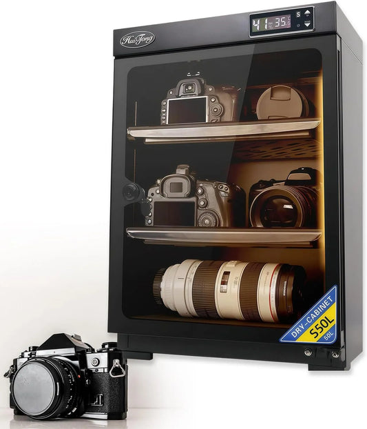 Trockenschrank, 50 L, für DSLR, BANGBANGJI, Elektronischer Feuchtigkeitsdichter Trockenschrank