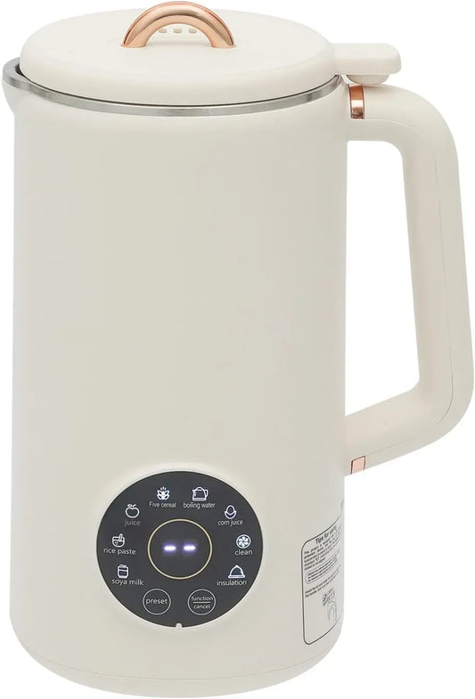 Nussmilchmaschine, Sojamilchmaschine, 1000 ml, Timer, Warmhaltefunktion, Wärmefunktion, für Sojamilch Mandelmilch Hafermilch