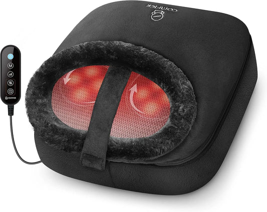 2-in-1 Fußmassagegerät, fußwärmer, Wärmefunktion, für Frauen, COMFIER